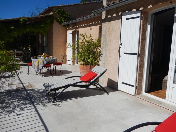 Air Conditioned holiday rental villa with pool Saint Raphael Var south France.