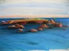 Iles de Vieilles,Pastel,Florence Gautier Artiste peintre,www.florencegautier.fr